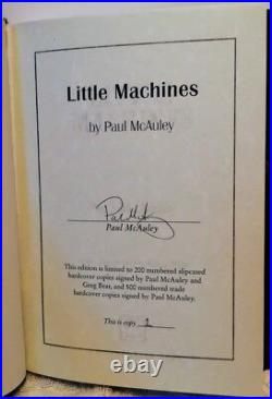 Little Machines SIGNED Paul McAuley 2005 Limited Numbered
