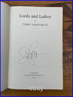 Lords and Ladies Terry Pratchett Signed 1st Edition Hardback