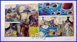 Lost in Space Vintage 1966 Book + Record Asahi Japan Space Family Robinson Set A