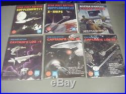 Lot of17Star Trek Star Fleet Battles Commander's SSD Books. TFG 1985 Role Play