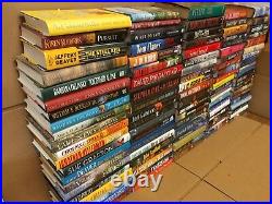 Lot of 100 Action Mystery Romance Thriller Action Literature Hardcover HCDJ Book