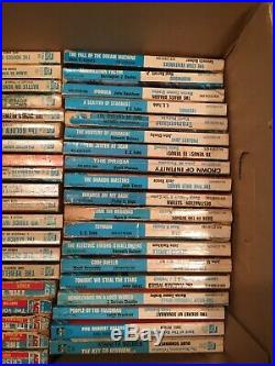 Lot of 115 Vintage Ace Double Science Fiction Books Varying Condition