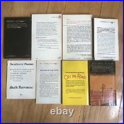 Lot of 24 Jack Kerouac Poetry Books Clippings Beat Generation 1st Cassiday WOW