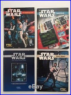 Lot of 4 Star Wars The Role Playing Game + Source Book 1987 1992 Book West End