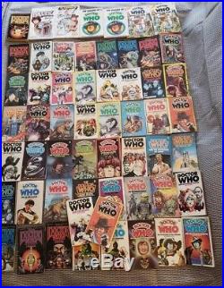 Lot of 56 Vintage DOCTOR WHO Books BBC Paperback Dr