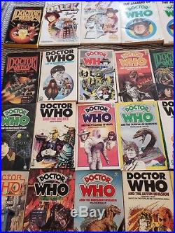 Lot of 56 Vintage DOCTOR WHO Books BBC Paperback Dr