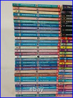 Lot of 62 ANIMORPHS Complete Set 1-54 + 8 Extras Mega Alterna & Chronicles