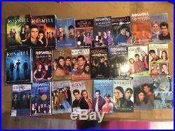 Lot of 9 Roswell High complete books and 3 complete series DVD season set + 12