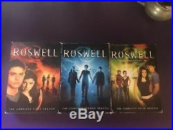 Lot of 9 Roswell High complete books and 3 complete series DVD season set + 12