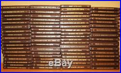 Louis L'Amour Leatherette Collection, Lot of 71 Hardcover Books