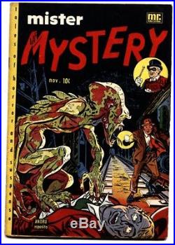 MISTER MYSTERY #2 1951-Golden-age comic book MEDIA-PRE-CODE HORROR-Can ed