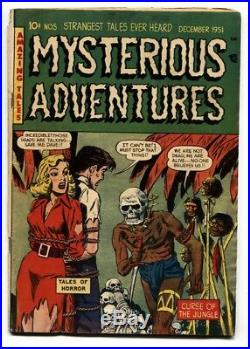 MYSTERIOUS ADVENTURES #5 Pre-code horror comic book 1951-Weird menace