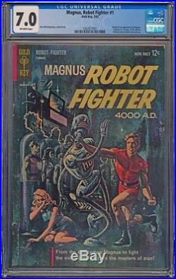 Magnus Robot Fighter #1 CGC 7.0 (OW) Comic Book