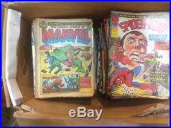 Marvel Comics Group 70s-80s joblot over 300 comic books. Vintage collectible