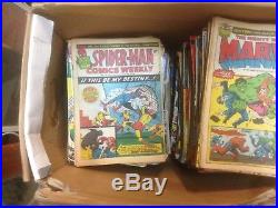 Marvel Comics Group 70s-80s joblot over 300 comic books. Vintage collectible