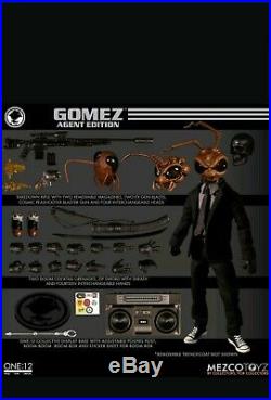 Mezco One12 Gomez Agent Edition plus Gomez Issue Zero Comic Book new preorder