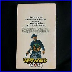 Michael Crichton's WESTWORLD Rare 1974 Special Book Club Edition Paperback HBO