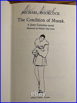 Michael Moorcock / The Condition of Muzak Signed 1st Edition 1977