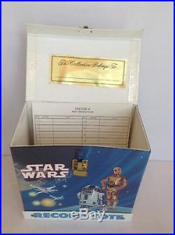 Mint Vintage Star Wars Record T0te & 5 Sealed Star Wars Record & Book Set