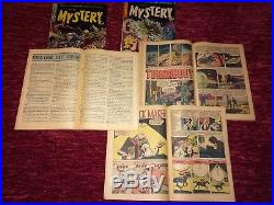 Mister Mystery 7, 8, 11, 13 & 18 collection. PCH lower grade awesome gore books