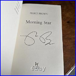 Morning Star by Pierce Brown SIGNED First Edition First Print UK HODDER
