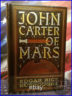 NEW SEALED John Carter of Mars by Edgar Rice Burroughs Bonded Leather Edition