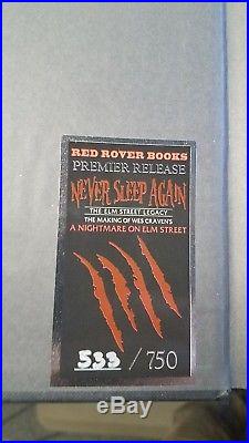 Never Sleep Again Coffee Table Book. Elm Street. Freddy Krueger #535