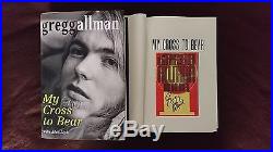 New Signed Book Gregg Allman My Cross to Bear 1/1 HC DJ The Brothers Band Music