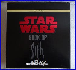 New Star Wars Book of Sith Secrets From The Dark Side Vault Edition Sealed Box