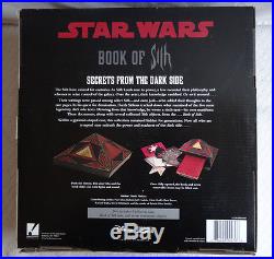 New Star Wars Book of Sith Secrets From The Dark Side Vault Edition Sealed Box