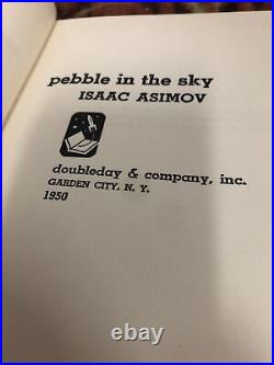 PEBBLE IN THE SKY Isaac Asimov 1st Edition SCIENCE FICTION 1950 No Jacket