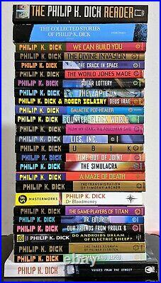 PHILIP K. DICK = huge lot = 26 trade softcover books