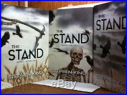 PS Publishing The Stand Stephen King, 3 BOOK SET IN SLIPCASE, gift ed. Signed