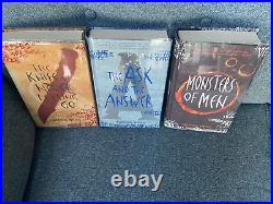 Patrick Ness, Chaos Walking #1, #2 & #3 All Signed, Lined & Dated