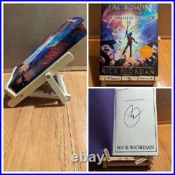 Percy Jackson & the Olympians The Chalice of the Gods SIGNED Sprayed Edge NEW