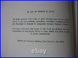 Philip K Dick The Man in the High Castle 1962 USA 1st Edition HB DJ