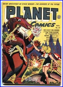 Planet #27 -1943-Fiction House-Good Girl art-Golden-Age Comic book