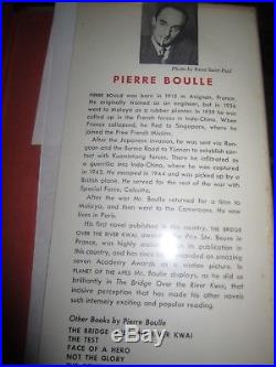 Planet of the Apes 1st edition first printing Pierre Boulle War for the book
