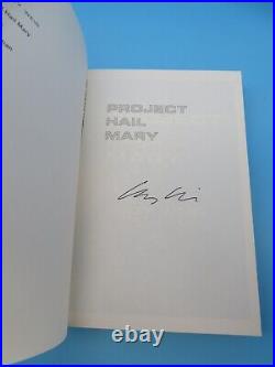 Project Hail Mary Andy Weir HB 1st 2021 Signed New
