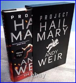 Project Hail Mary SIGNED Andy Weir 1st Edition 1st Print Slipcased The Martian