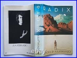 RADIX a novel by A A Attanasio 1st Ed Hardcover'81 Morrow Quill EX-LIBRIS