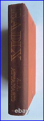 RADIX a novel by A A Attanasio 1st Ed Hardcover'81 Morrow Quill EX-LIBRIS