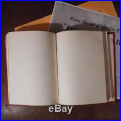 RARE Buffy the Vampire Slayer PROP Book from the MAGIC BOX Willow BLANK PAGES