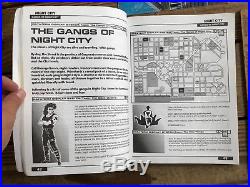 RARE NIGHTCITY CYBERPUNK 2020 MANUAL BOOK With MAP, R. Talsorian Games