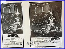 Rare 1976 Star Wars Original Press Kit / Press Book Hildebrandt Poster Art