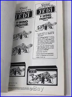 Rare 1983 Kenner Repro Art Book Star Wars ROTJ Care Bears Toys Line Art Catalog