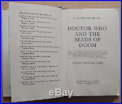 Rare Doctor Who And The Seeds Of Doom Hardback Book, Not Ex-library