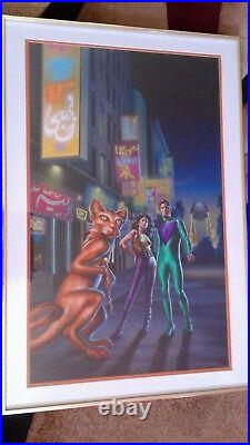 Rare book cover illustration sci fi, fantasy artist Barclay Shaw well listed