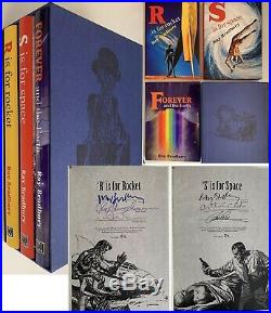 Ray Bradbury R Is For Rocket S Is For Space Limited Signed 3 Book Deluxe Set
