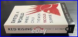 Red Rising by Pierce Brown Promotional Copy 1st Rare Del Rey Random House 2014